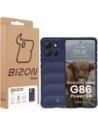 Pancerne etui Bizon Case Tur do Motorola Moto G86 Power 5G granatowe