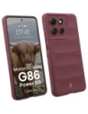 Pancerne etui Bizon Case Tur do Motorola Moto G86 Power 5G burgundowe