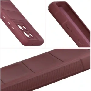 Pancerne etui Bizon Case Tur do Motorola Moto G86 Power 5G burgundowe