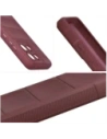Pancerne etui Bizon Case Tur do Motorola Moto G86 Power 5G burgundowe