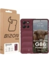 Pancerne etui Bizon Case Tur do Motorola Moto G86 Power 5G burgundowe