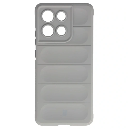 Pancerne etui Bizon Case Tur do Motorola Moto G86 Power 5G jasnoszare