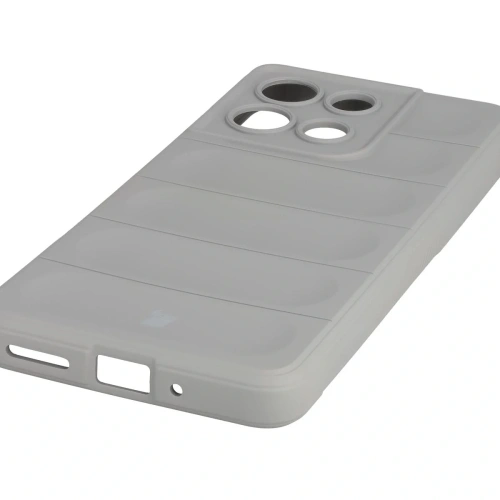 Pancerne etui Bizon Case Tur do Motorola Moto G86 Power 5G jasnoszare