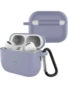 Silikonowe etui z karabińczykiem Bizon Case Headphone Silicone do AirPods Pro 3 szare