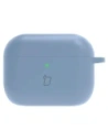 Silikonowe etui z karabińczykiem Bizon Case Headphone Silicone do AirPods Pro 3 szarobłękitne