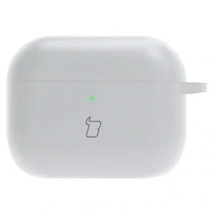 Silikonowe etui z karabińczykiem Bizon Case Headphone Silicone do AirPods Pro 3 białe