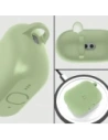 Silikonowe etui z karabińczykiem Bizon Case Headphone Silicone do AirPods Pro 3 jasnozielone
