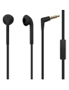 Căști cu cablu plat PURO ICON Stereo Earphones cu microfon și control (Negru)