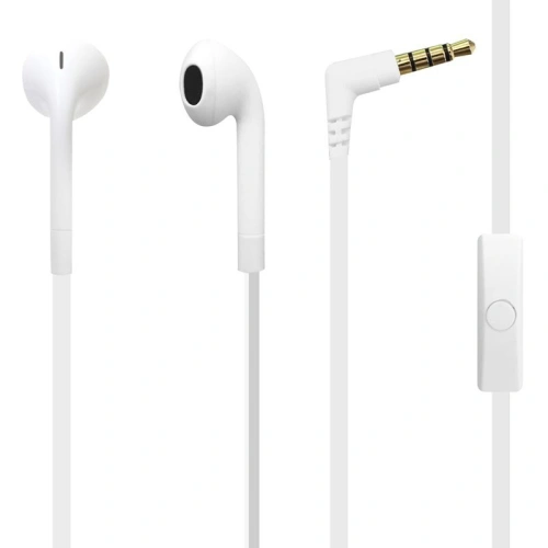 Kup Sluchátka s plochým kabelem PURO ICON Stereo Earphones s mikrofonem a ovladačem (Bílá) - PUR134WHT - {ean13} - Sklep Home Screen