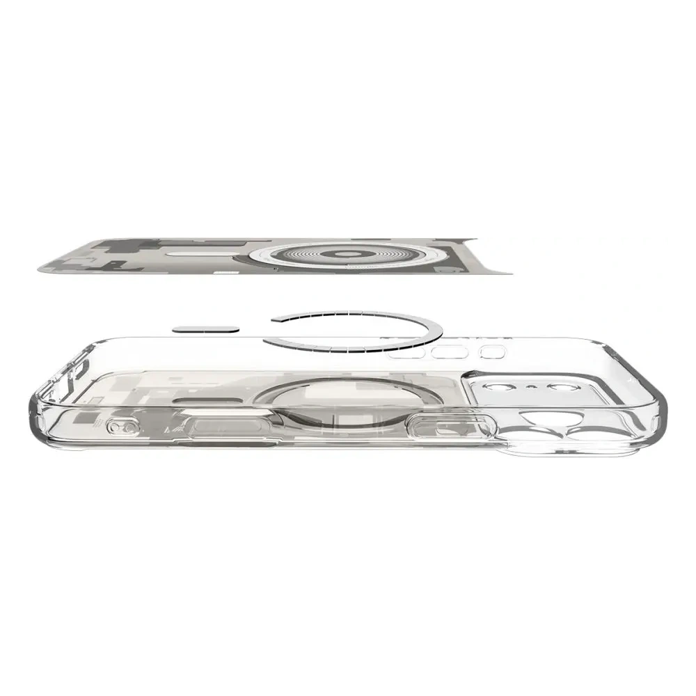 Etui Spigen Ultra Hybrid Mag MagSafe do Apple iPhone 17 Pro Zero One Natural Titanium