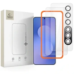 Szkło hartowane Tech-Protect Easy Set+ do Samsung Galaxy S25 FE Clear [3 PACK]