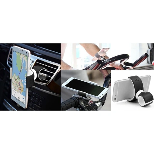 Kup Univerzální automobilový/bicyklový držák PURO White 360-stupňový univerzální držák (Bílý) - PUR135WHT - {ean13} - Sklep Home Screen