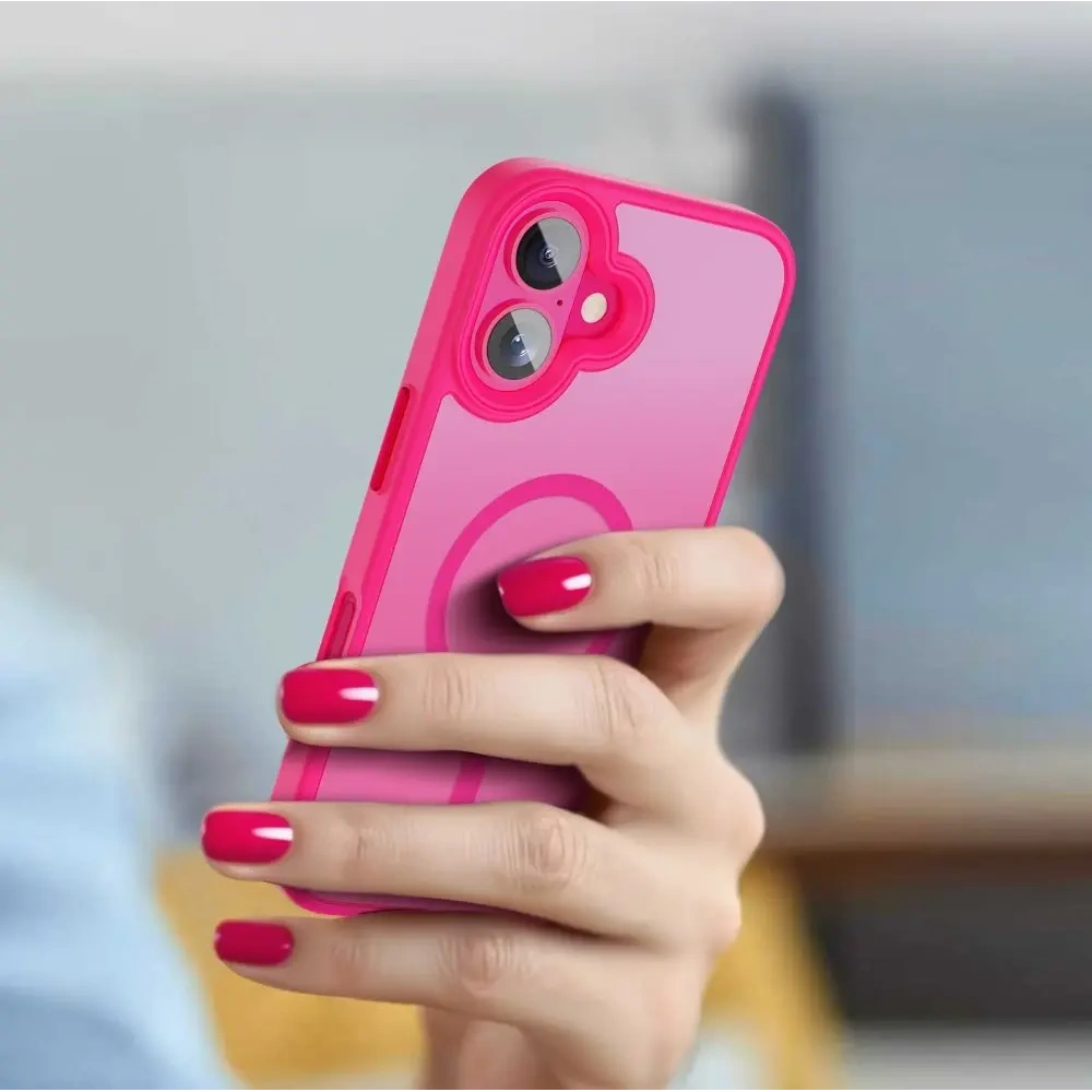 Etui Tech-Protect MagMat MagSafe do Apple iPhone 16 Blazing Pink