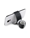 PURO Weißer 360-Grad-Universal-Auto/Fahrrad-Halter (Schwarz)