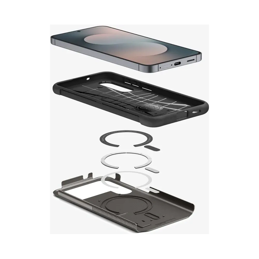 Etui Spigen Slim Armor Mag MagSafe do Samsung Galaxy S25 FE Gunmetal