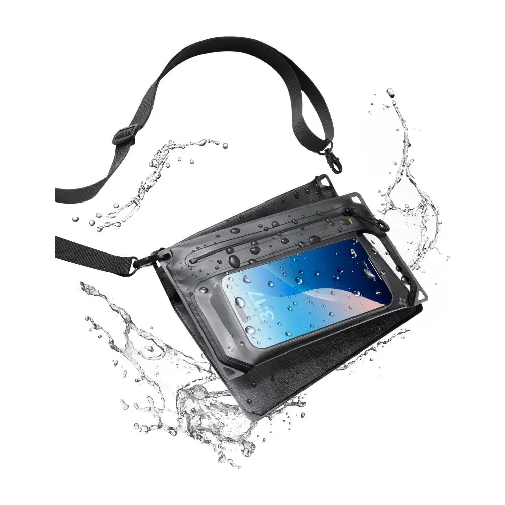 Etui Spigen A640 Universal Waterproof Case Crossbag Black