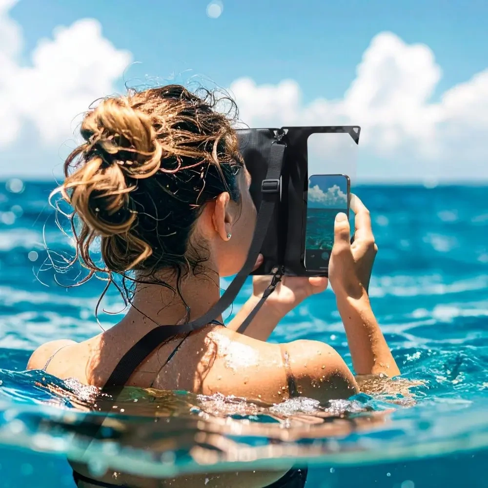 Etui Spigen A640 Universal Waterproof Case Crossbag Black