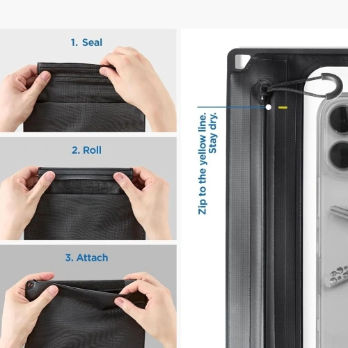 Etui Spigen A640 Universal Waterproof Case Crossbag Black