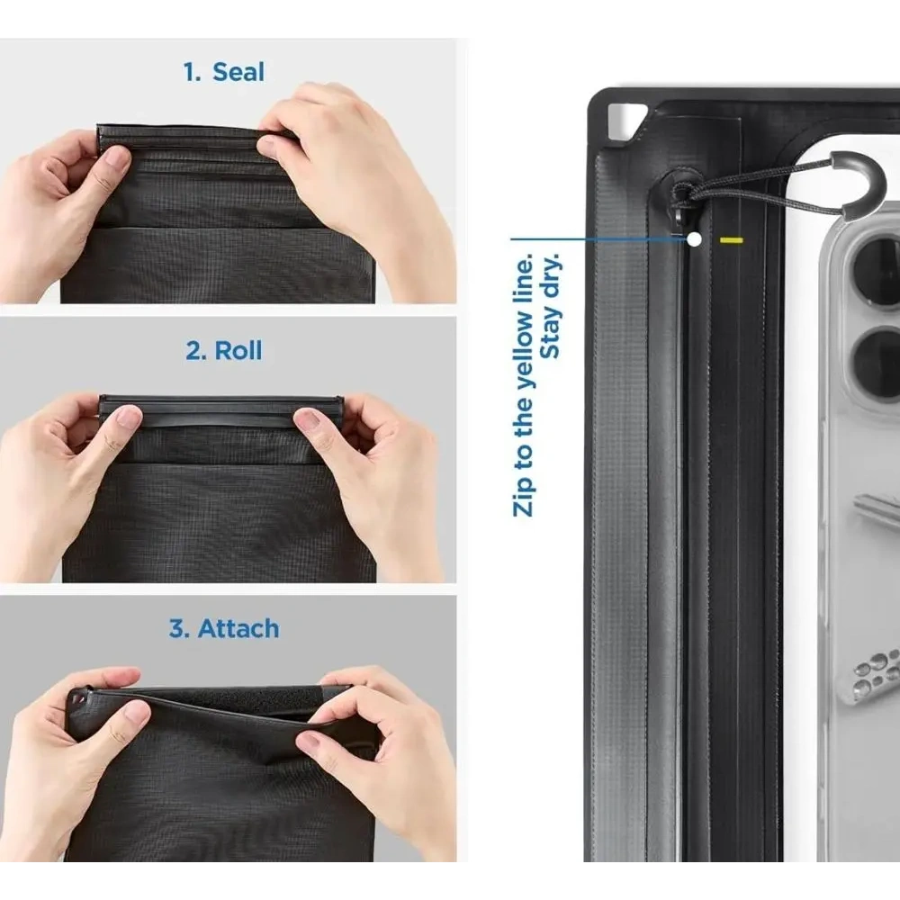 Etui Spigen A640 Universal Waterproof Case Crossbag Black