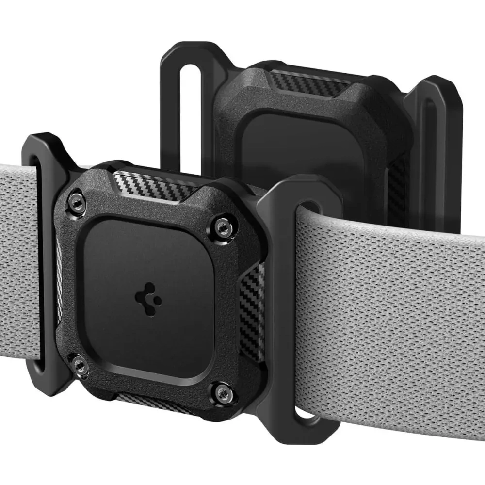 Etui Spigen Tough Armor do Apple AirTag 1 / 2 Pet Collar Black