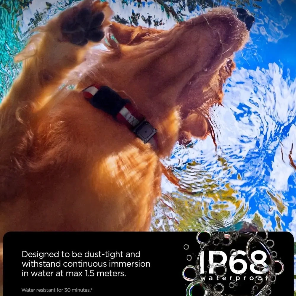 Etui Spigen Tough Armor do Apple AirTag 1 / 2 Pet Collar Black