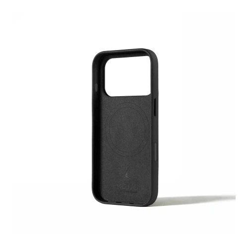 Etui Mujjo Leather Case do Apple iPhone 17 Pro MagSafe (black)