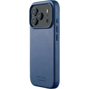 Etui Mujjo Leather Case do Apple iPhone 17 Pro MagSafe (monaco blue)