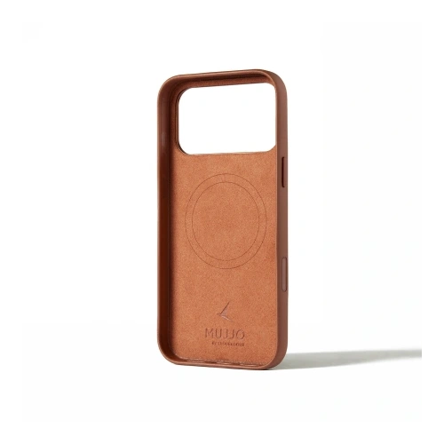 Etui Mujjo Leather Case do Apple iPhone 17 Pro Max MagSafe (tan)