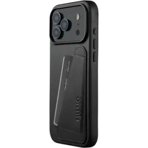 Etui Mujjo Wallet Leather Case do Apple iPhone 17 Pro Max MagSafe (black)