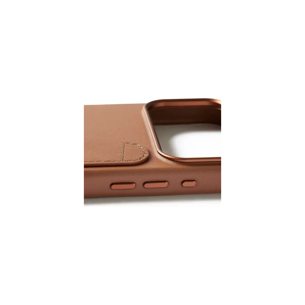Etui Mujjo Wallet Leather Case do Apple iPhone 17 Pro Max MagSafe (tan)