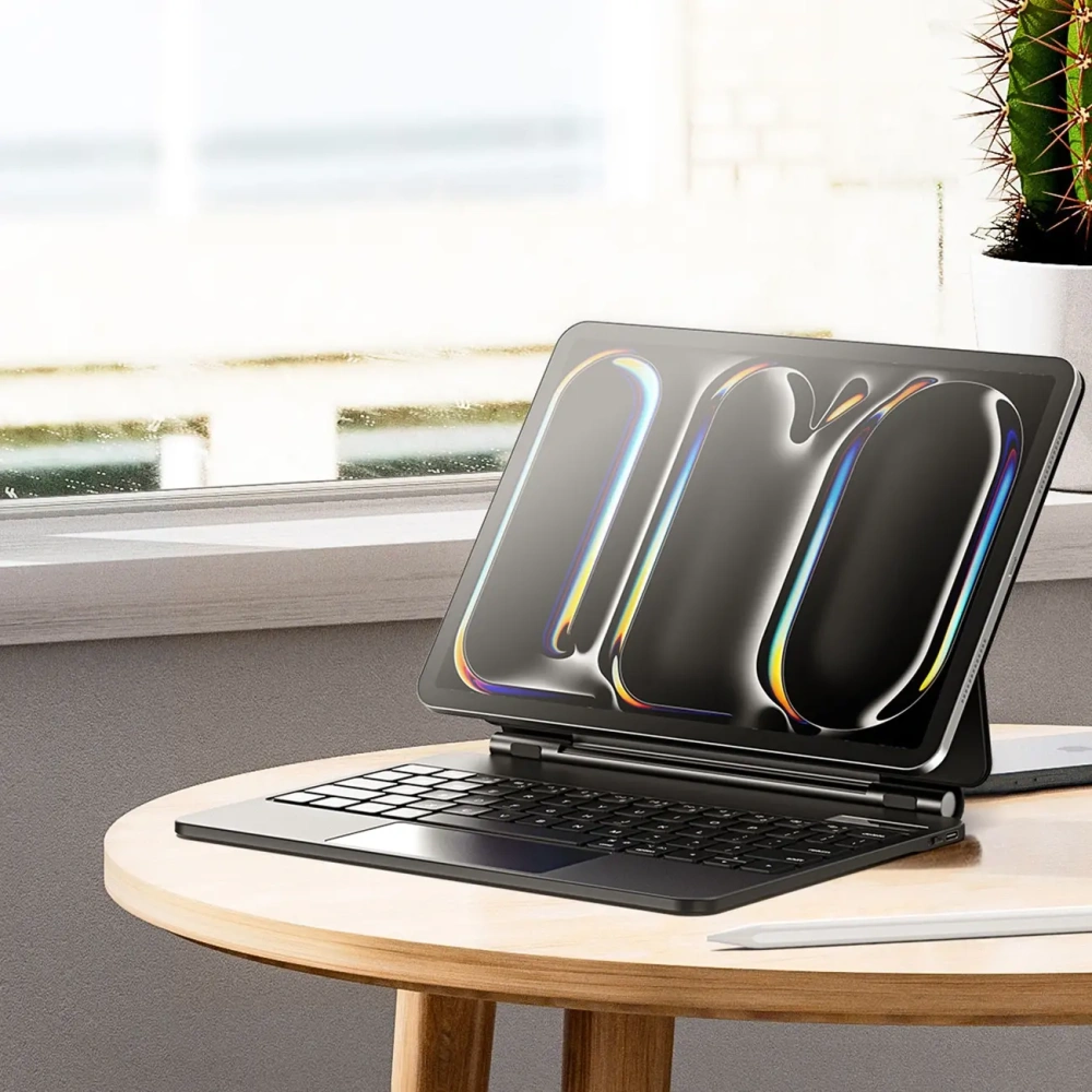 Etui Dux Ducis Keyboard (MK Series) z klawiaturą Bluetooth do Apple iPad Pro 11" 2024 czarna