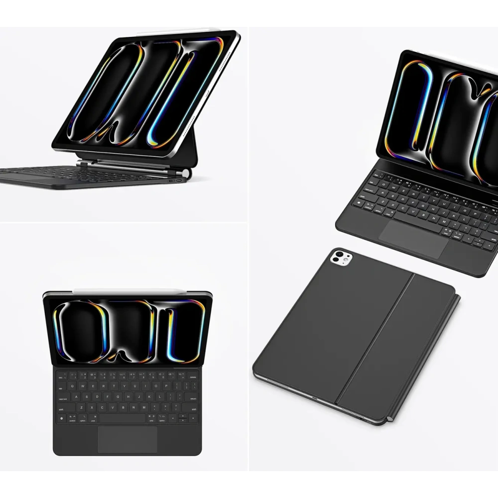 Etui Dux Ducis Keyboard (MK Series) z klawiaturą Bluetooth do Apple iPad Pro 11" 2024 czarna