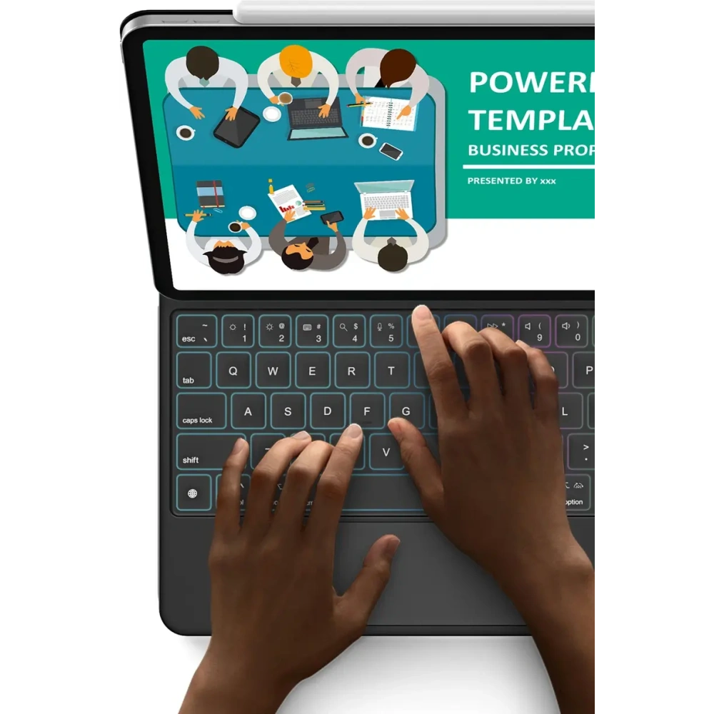 Etui Dux Ducis Keyboard (MK Series) z klawiaturą Bluetooth do Apple iPad Pro 11" 2024 czarna