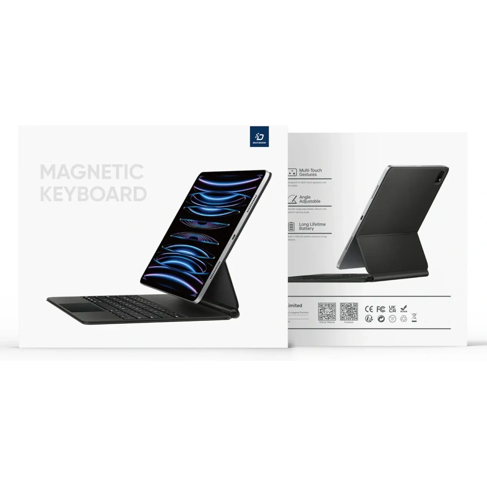 Etui Dux Ducis Keyboard (MK Series) z klawiaturą Bluetooth do Apple iPad Pro 11" 2024 czarna