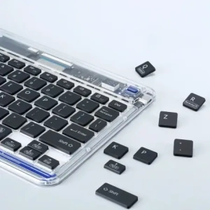 Klawiatura Dux Ducis Keyboard (CK Series) bezprzewodowa do laptopa / tabletu / telefonu przezroczysta
