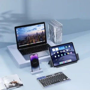 Klawiatura Dux Ducis Keyboard (CK Series) bezprzewodowa do laptopa / tabletu / telefonu przezroczysta