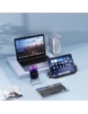 Klawiatura Dux Ducis Keyboard (CK Series) bezprzewodowa do laptopa / tabletu / telefonu przezroczysta