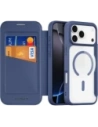 Etui z klapką Dux Ducis Skin X Pro do Apple iPhone 17 Pro MagSafe niebieskie