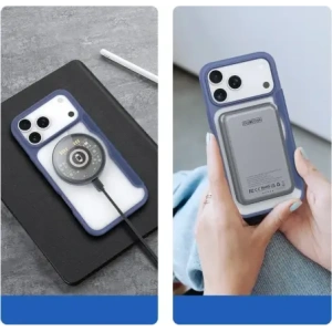 Etui z klapką Dux Ducis Skin X Pro do Apple iPhone 17 Pro MagSafe niebieskie