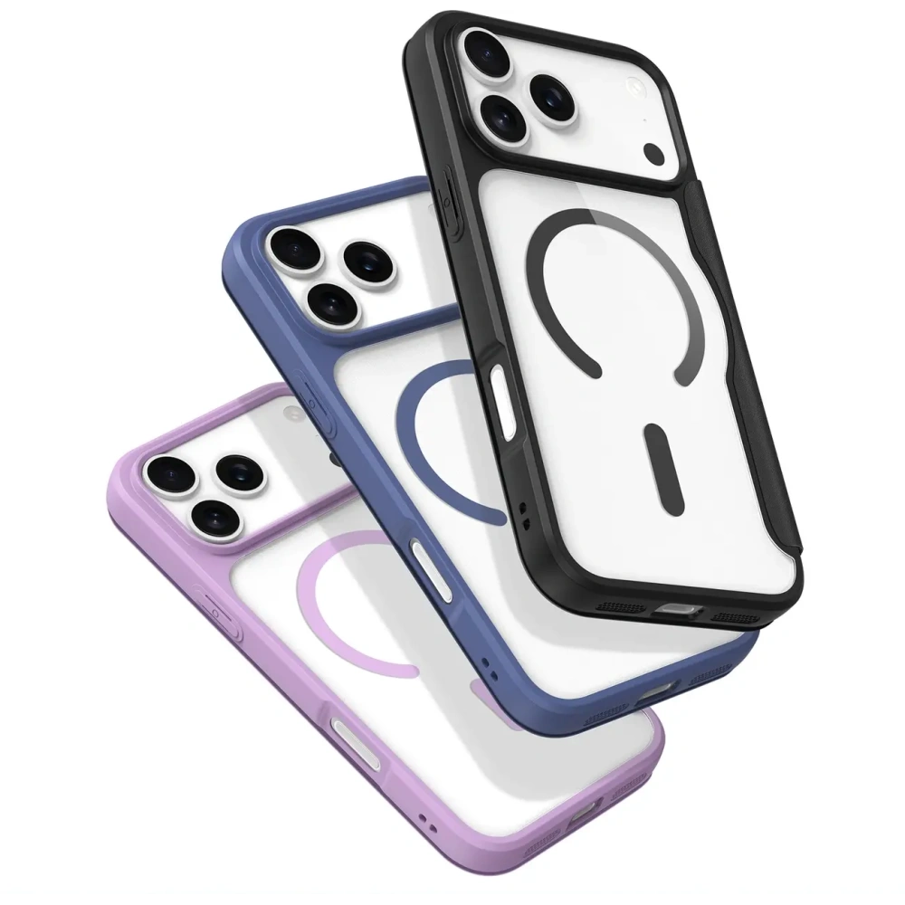 Etui z klapką Dux Ducis Skin X Pro do Apple iPhone 17 Pro MagSafe niebieskie