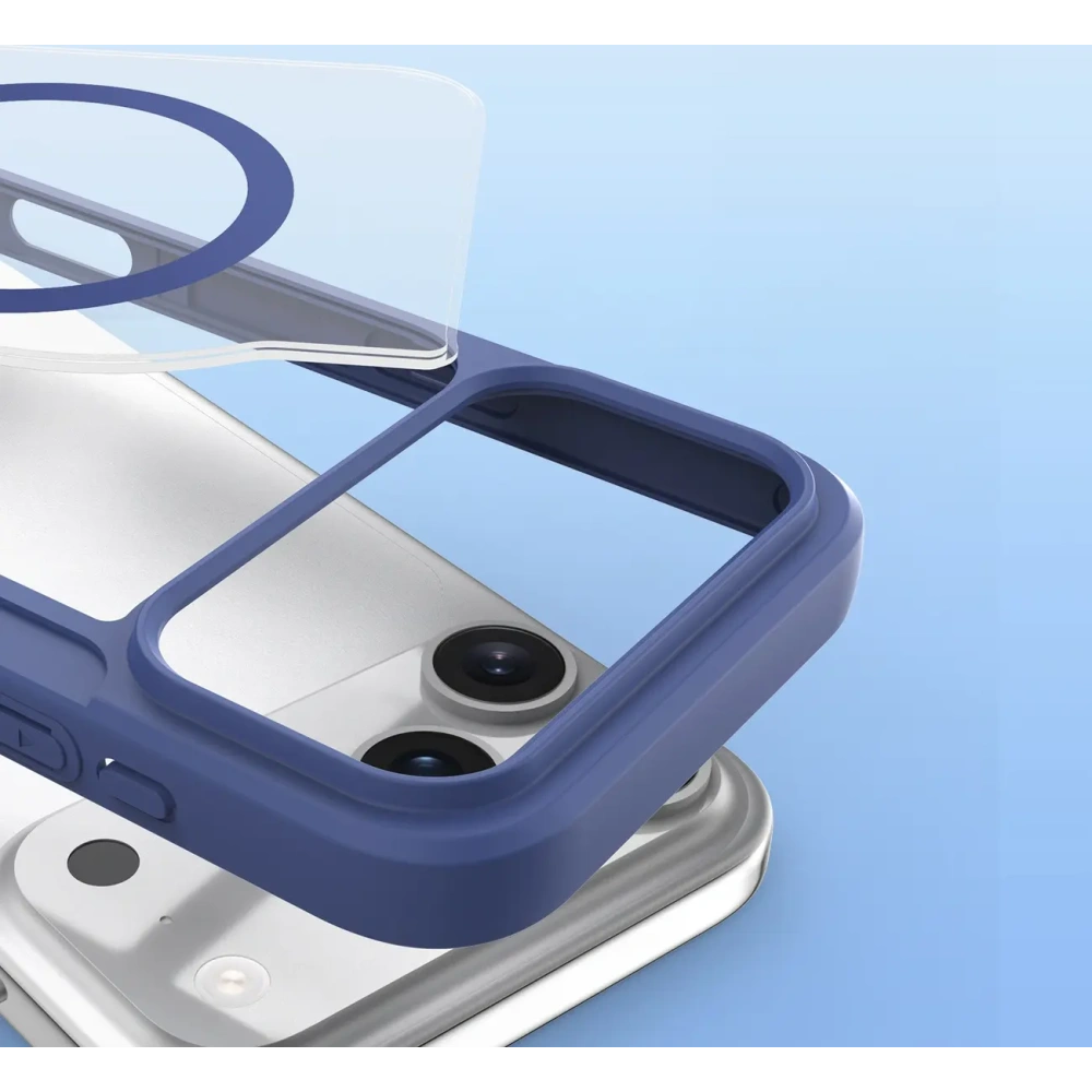 Etui z klapką Dux Ducis Skin X Pro do Apple iPhone 17 Pro Max MagSafe niebieskie