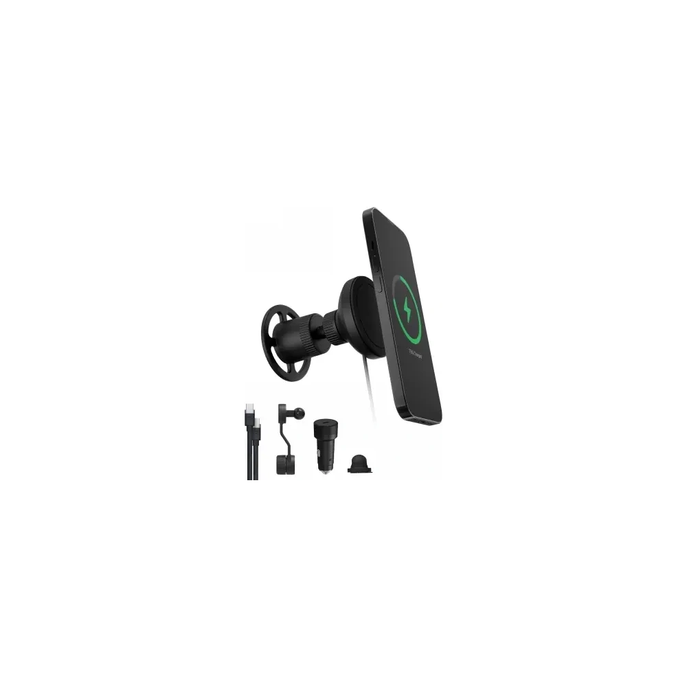 Uchwyt samochodowy do kratki Mophie Snap+ Wireless Vent Mount z bezprzewodowym ładowaniem 15W