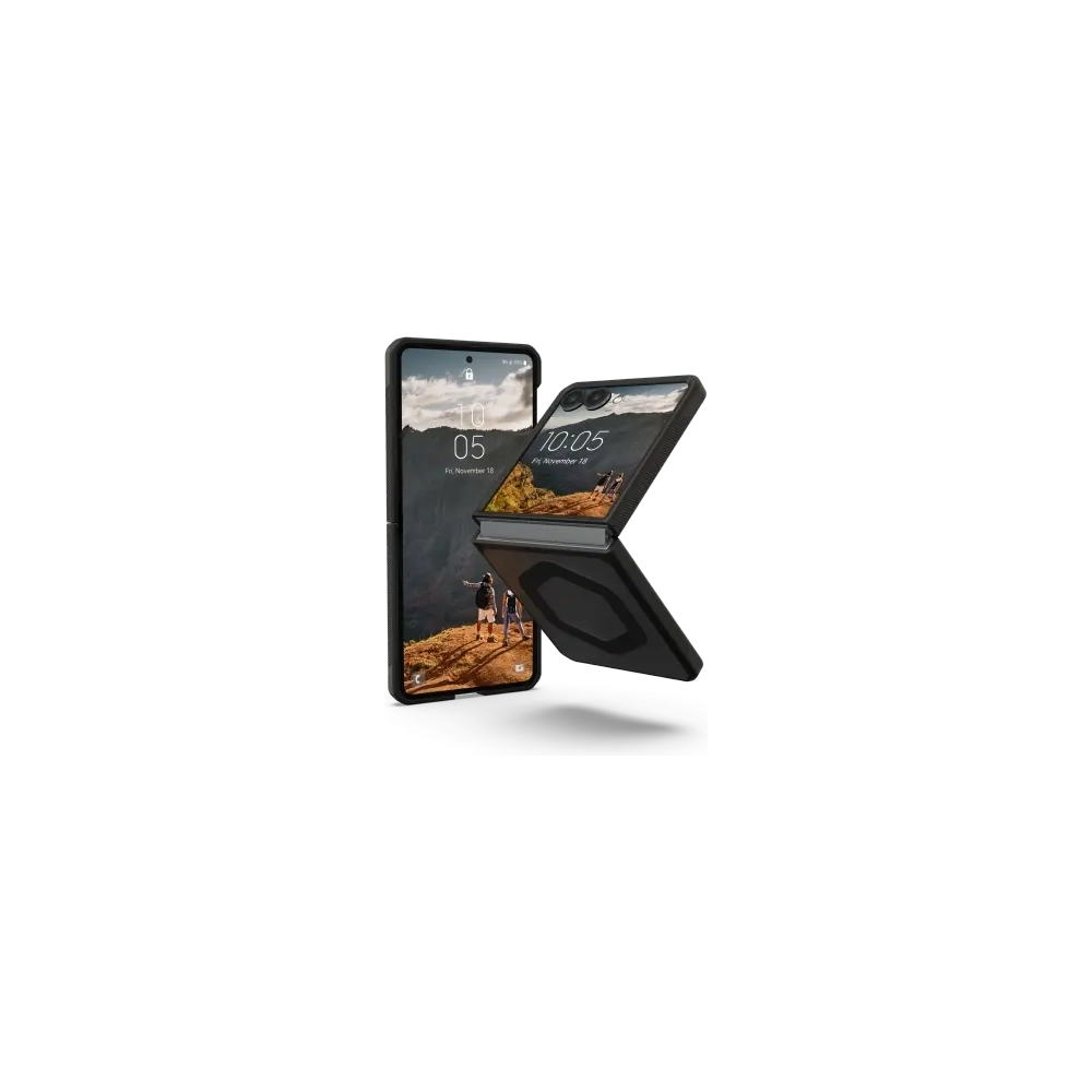 Etui UAG Urban Armor Gear Mouve do Samsung Galaxy Flip 7 z wbudowanym modułem magnetycznym (ash)