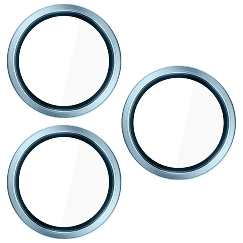 Ochrona na obiektyw aparatu 3MK HARDY Lens Protection Pro do Apple iPhone 17 Pro / 17 Pro Max niebieski