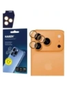 Ochrona na obiektyw aparatu 3MK HARDY Lens Protection Pro do Apple iPhone 17 Pro / 17 Pro Max pomarańczowy