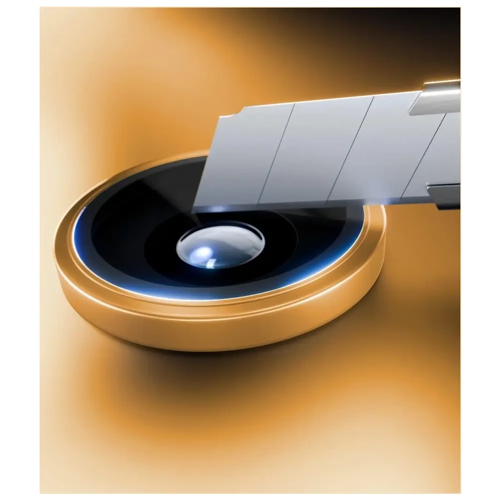 Ochrona na obiektyw aparatu 3MK HARDY Lens Protection Pro do Apple iPhone 17 Pro / 17 Pro Max pomarańczowy