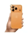 Ochrona na obiektyw aparatu 3MK HARDY Lens Protection Pro do Apple iPhone 17 Pro / 17 Pro Max pomarańczowy