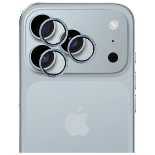 Ochrona na obiektyw aparatu 3MK HARDY Lens Protection Pro do Apple iPhone 17 Pro / 17 Pro Max szary