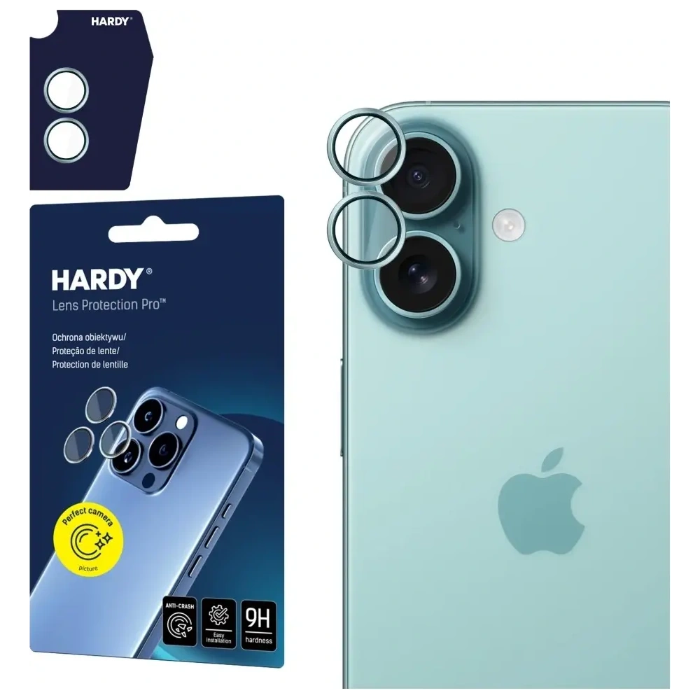 Ochrona na obiektyw aparatu 3MK HARDY Lens Protection Pro do Apple iPhone 17 zielony