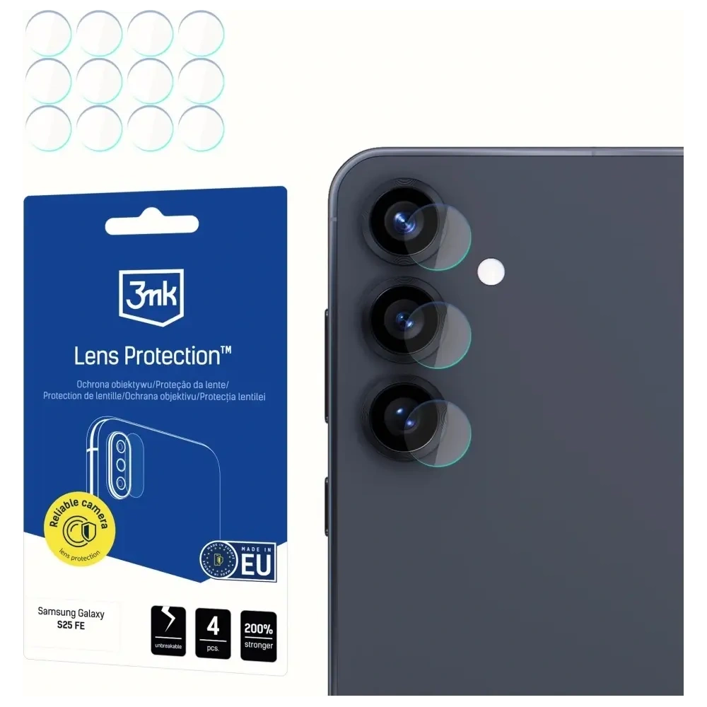 Ochrona na obiektyw aparatu 3MK Lens Protect do Samsung Galaxy S25 FE